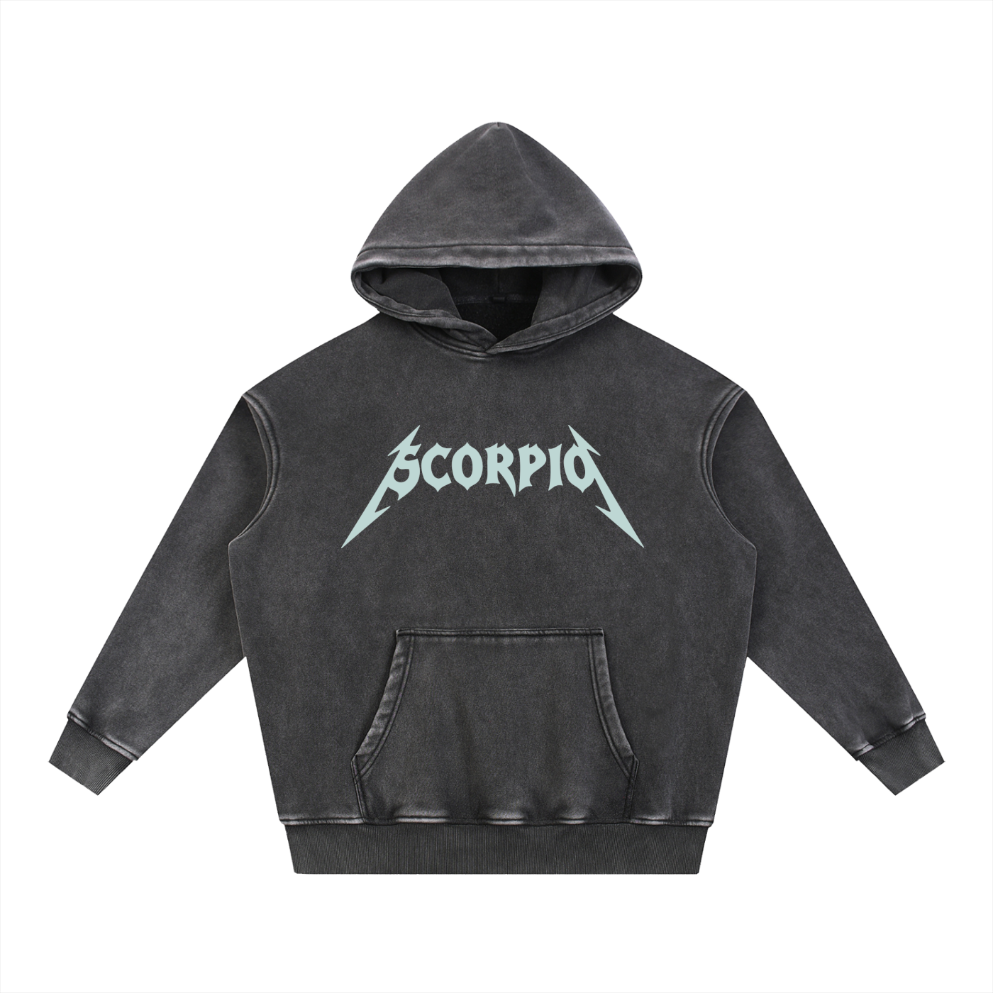 Scorpio — The Weathered Stone Oversize Hoodie (Duck Egg Blue)
