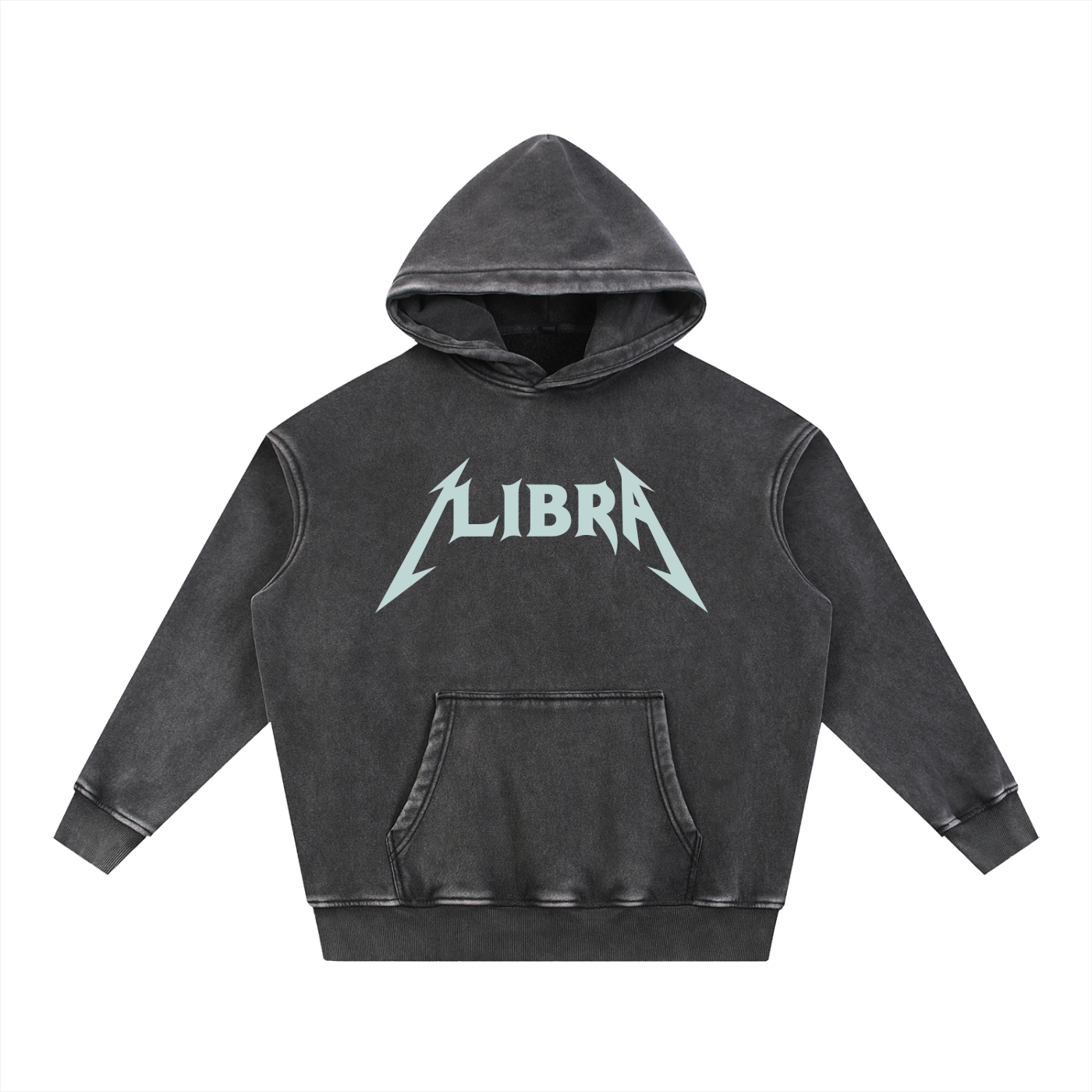 Libra — The Weathered Stone Oversize Hoodie (Duck Egg Blue)