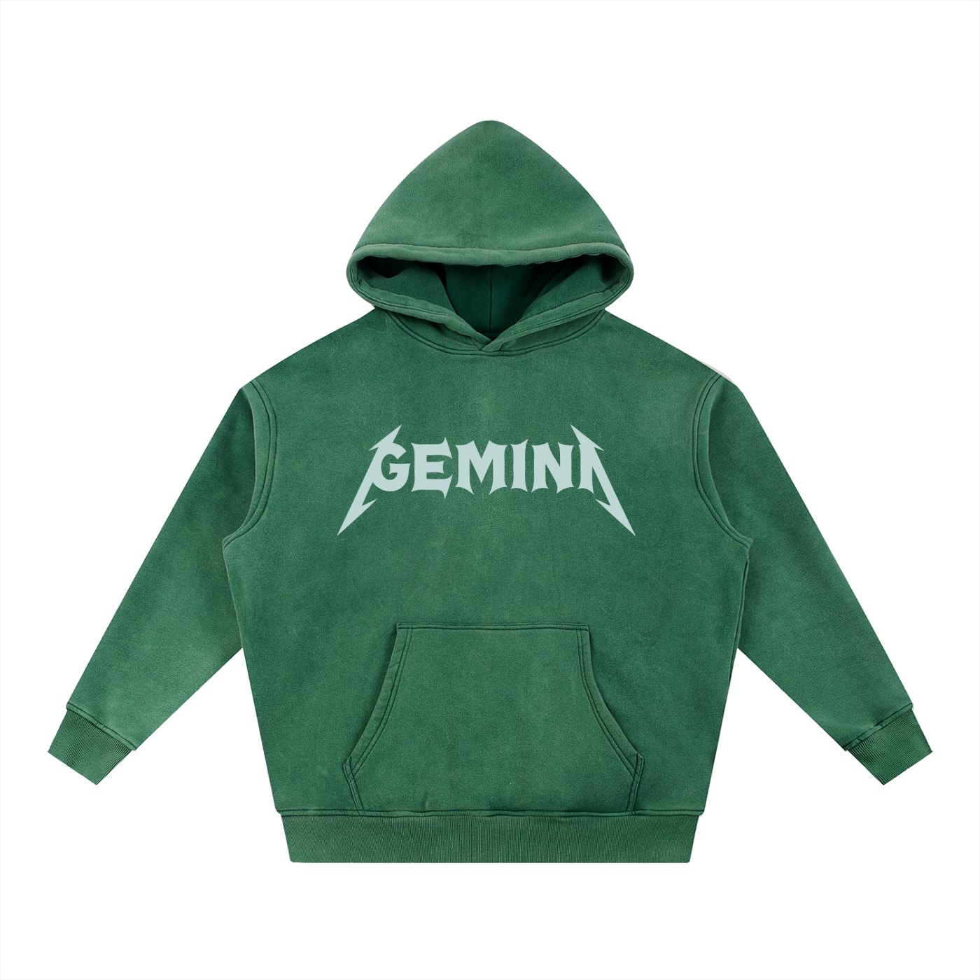 Gemini — The Weathered Stone Oversize Hoodie (Duck Egg Blue)