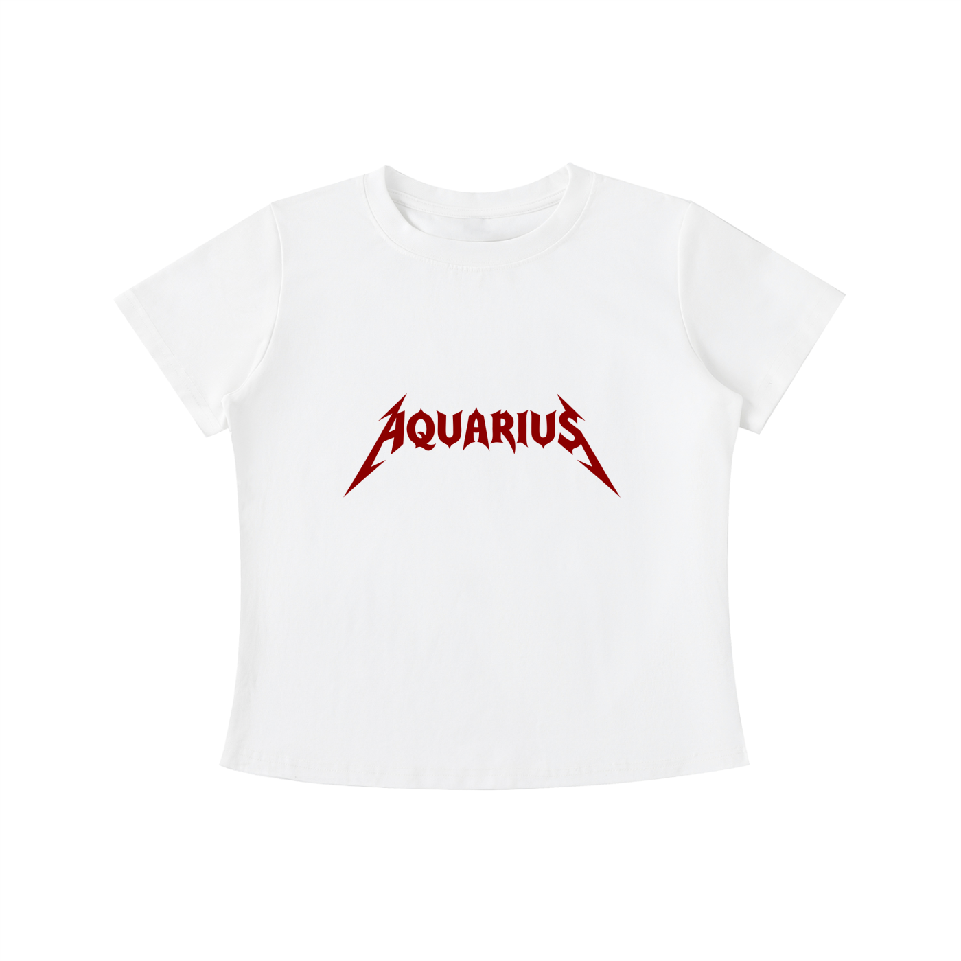 Aquarius — The Eclipse Tee (Dark Crimson)