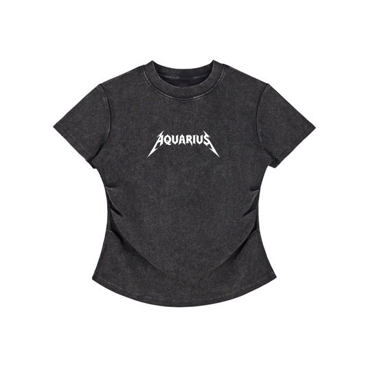 Aquarius — The Aura Tee (White)