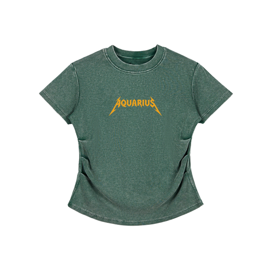 Aquarius — The Aura Tee (Antique Gold)
