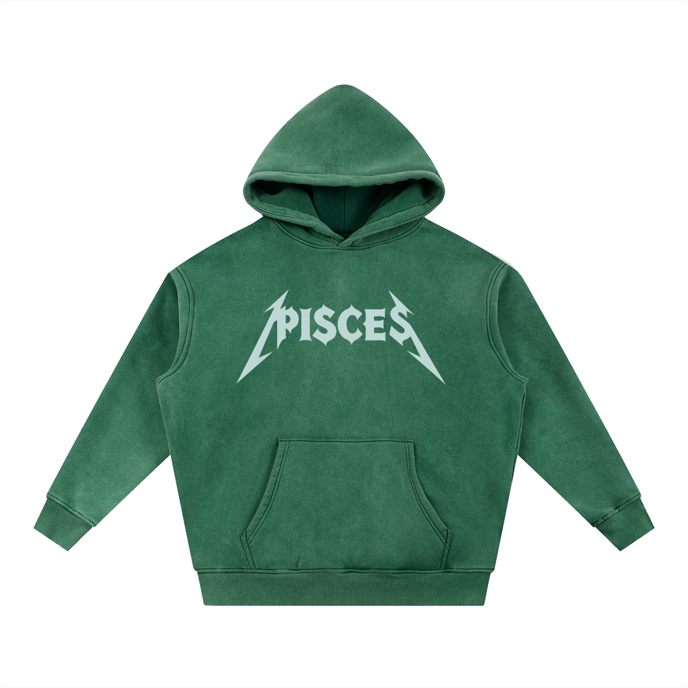 Pisces — The Weathered Stone Oversize Hoodie (Duck Egg Blue)