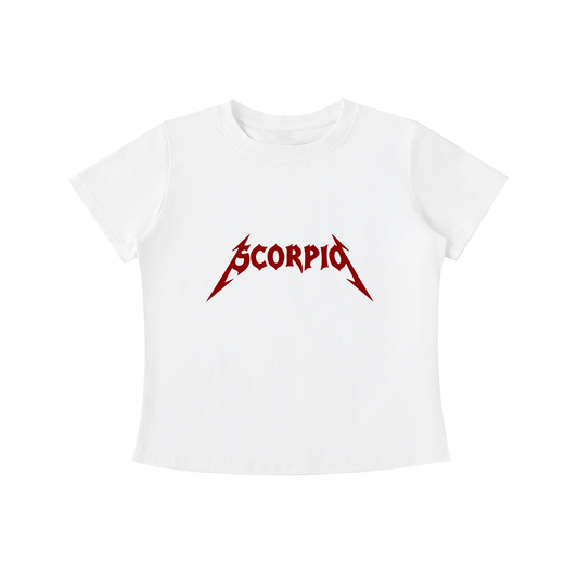 Scorpio — The Eclipse Tee (Dark Crimson)